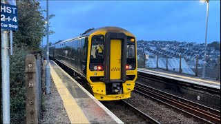 Two classes of Sprinters two departures  Dockyard Station  081024 [upl. by Abita]