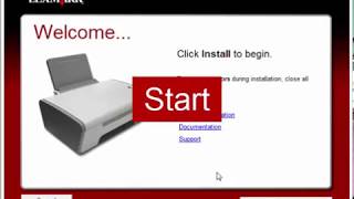 How to install Lexmark x2560 printer driver [upl. by Eatnom311]