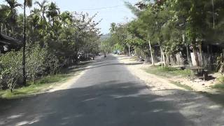 driving from Ngapali beach to Thandwe Airport [upl. by Yrelbmik935]