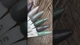 Zielone Pudry Tytanowe Manicure Tytanowy NSN New Style of Nails paznokcie nails nailstyle fun [upl. by Bullion6]