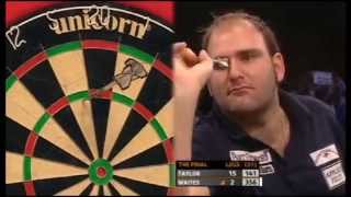 Taylor misses 9 darter for the match  GSOD 2009 [upl. by Ynots]