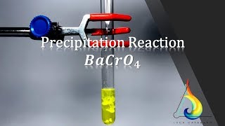 STECHIOMETRIA  Precipitazione del Cromato di Bario BaCrO4  Educ  FullHD [upl. by Victor276]