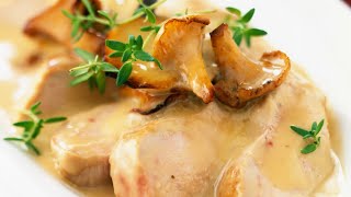 Recette  Suprême de pintade aux champignons [upl. by Netty536]