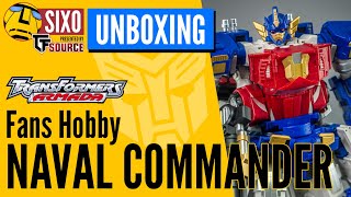 UNBOXING Transformers Fans Hobby MB15 Naval Commander [upl. by Bunce]