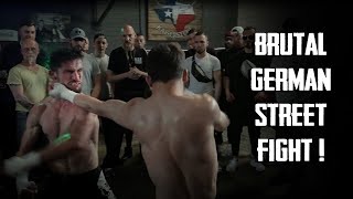 The Most Brutal German BareKnuckle Fight   Frontière Respect of the Streets [upl. by Korten]