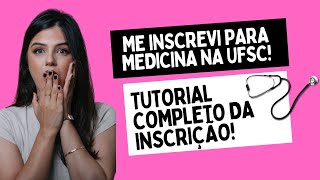 TUTORIAL INSCRIÇÃO VESTIBULAR UFSCIFSCIFC 2025 [upl. by Varion644]