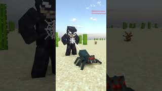 Baby Zombie Becomes Kaiju No 08 In Venom Challenge Baby zombie minecraft animations [upl. by Am]