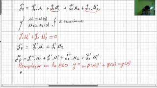 Demostración del metodo de variación de parámetros EDO de segundo orden [upl. by Akimak]
