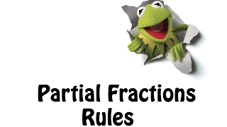 2Partial Fractions Rules شرح الكسور الجزيئيه [upl. by Hoffer]