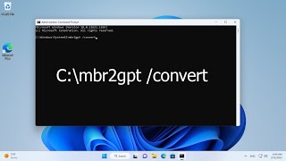 Convert MBR to GPT without loss DATA  Windows 1110 [upl. by Ertemed]