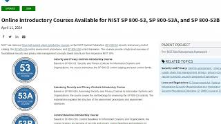 Breaking News NIST Has THREE SP 80053 FREE Courses [upl. by Aneeras]