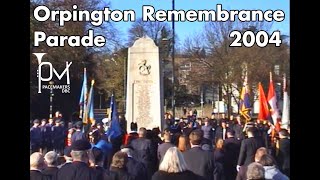 Royal British Legion Orpington Remembrance Parade 2004 13th Bromley Boys Brigade 1st St Mary Cray GB [upl. by Sprung375]