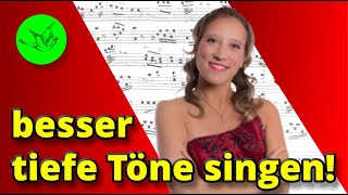 Besser tiefe Töne singen [upl. by Azeel]