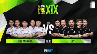 The MongolZ vs G2  ESL Pro League S19  Group stage  MN cast [upl. by Eilime]