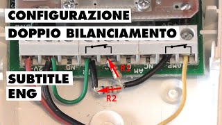 Configurazione sensore di movimento con doppio bilanciamento su una centrale di allarme INIM [upl. by Foley]