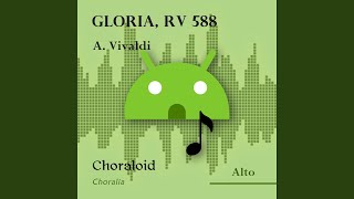 Gloria RV 588 Gratias agimus tibi Voice with metronome [upl. by Charline222]