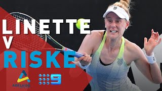 Magda Linette vs Alison Riske WTA Adelaide International [upl. by Abil442]