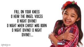 Angelica Hale  O Holy Night Lyrics [upl. by Roel511]