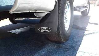 F250 Diesel after Walker Big Truck Muffler Install [upl. by Nnaillek534]