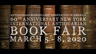 New York International Antiquarian Book Fair of 2020 [upl. by Dermott133]