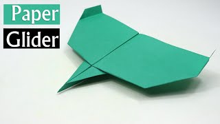 Paper glider  How to make paper glider  Paper glider plane easy [upl. by Messere]