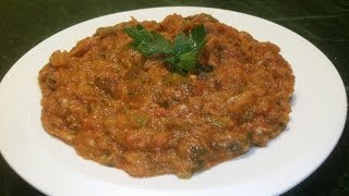 Salade marocaine aux aubergines Zaalouk سلطة مغربية بالباذنجانزعلوك [upl. by Veno]