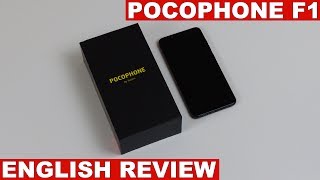 Pocophone F1 Review HighEnd meets MidRange English [upl. by Adnhoj]