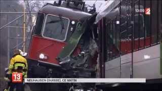 Accidents de trains en Suisse [upl. by Elma]