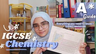 How to get an A9 in IGCSE CHEMISTRY complete guide  how I studied tips resources and more [upl. by Alburg]