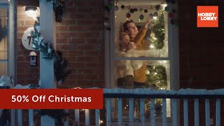 Neighbors  50 Off Christmas  Hobby Lobby® Commercial [upl. by Isia]