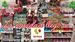 recorrido por soriana ya llego la navidad acompañame christmas decoracion decor [upl. by Aubrie885]