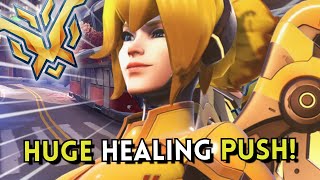 Huge Heals  Console T500 Mercy Main  Overwatch [upl. by Sitto]