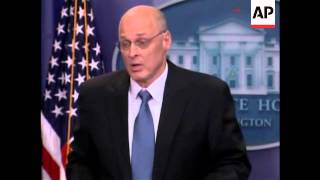 Treasury Secretary Henry Paulson says the American people can remain confident in the quotsoundness and [upl. by Ysak]