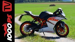 KTM RC 125 Test 2016  Leistung Top Speed Preis [upl. by Gosselin894]