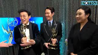 Emmys 2022 Squid Game Star Lee Jungjae REACTS to WIN and Teases Season 2 Exclusive [upl. by Helaine219]