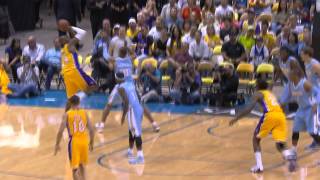 Kobe Bryant Hits Fadeaway to Start 201415 Preseason [upl. by Hewitt704]