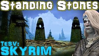 ALL 13 Standing Stones Locations  Birthsigns Guide  TESV Skyrim Special Edition [upl. by Birgitta]