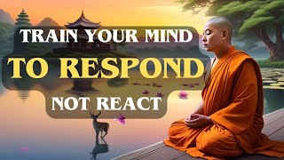 Train Your Mind To Respond Not React  Buddhism [upl. by Roe]