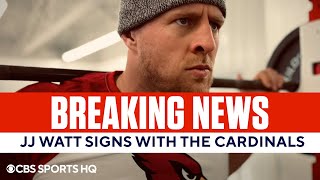 BREAKING JJ Watt Signs with the Arizona Cardinals  CBS Sports HQ [upl. by Par153]