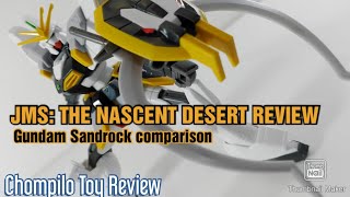 JMS NASCENT DESERT REVIEW COMPARISON WITH BANDAI SANDROCK [upl. by Bina]