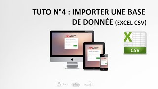 TUTO n°4 Importer une base de donnée Excel CSV [upl. by Mindy]