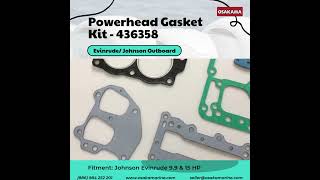 Spare Part for Johnson  Evinrude Outboard Powerhead Gasket Kit 436358 by Osaka Marine Industrial [upl. by Lairbag171]