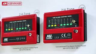 Asenware AWCFP2166Conventional Fire Alarm Panel Show Board [upl. by Violeta643]