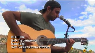 Rebelutions Eric Rachmany  quotLife On The Linequot  Acoustic MoBoogie Session [upl. by Breech]