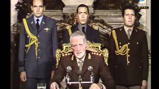 Archivo histórico Galtieri  Cadena nacional  Respuesta a Gran Bretaña  01051982 [upl. by Mot740]