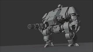 Redemptor Dreadnought Animation  3D Animation  Warhammer 40k [upl. by Dorin]