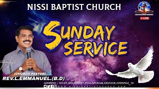 🔴🅻🅸🆅🅴 SUNDAY SERVICE REVLEMMANUELBD 13102024 NISSI BAPTIST CHURCH [upl. by Louisa]