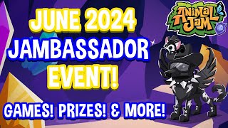 đź”´ 20k đźŽ‰ ANIMAL JAM JUNE 2024 JAMBASSADOR EVENT  HUGE PRIZES AJAJC  ITZ BREEZY AJ [upl. by Luapnaej203]