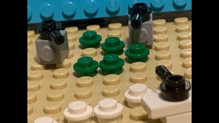 Tau vs Imperial guard lego stop motion WH 40k [upl. by Gnuj]