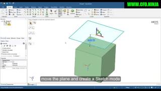 ✅ ANSYS SpaceClaim  Split surface  Basic Tutorial 3 [upl. by Hsetih]